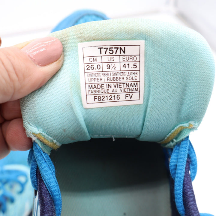 Asics GT-2000 5 Blue Aqua Running Shoes T757N Womens 9.5 Stability Sneakers