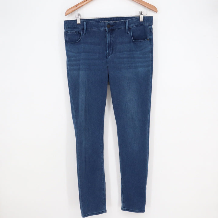 Old Navy Rockstar 24/7 Skinny Jeans Dark Wash Stretch Denim Blue Womens