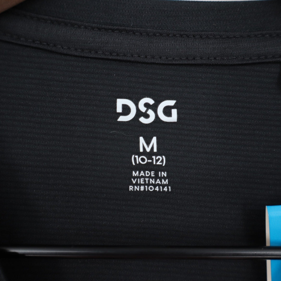 DSG Boys Movement Tee Pure Black Short Sleeve Athletic Shirt Size M 10-12 NWT