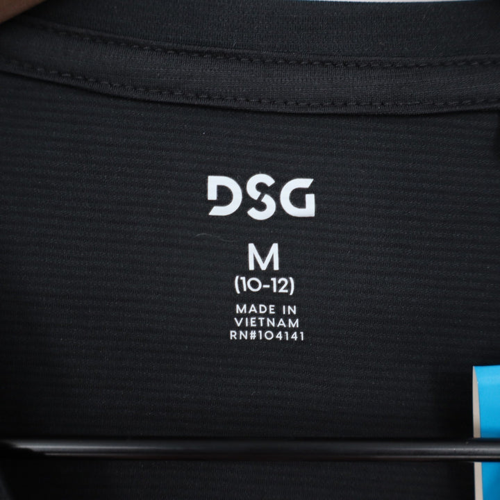 DSG Boys Movement Tee Pure Black Short Sleeve Athletic Shirt Size M 10-12 NWT