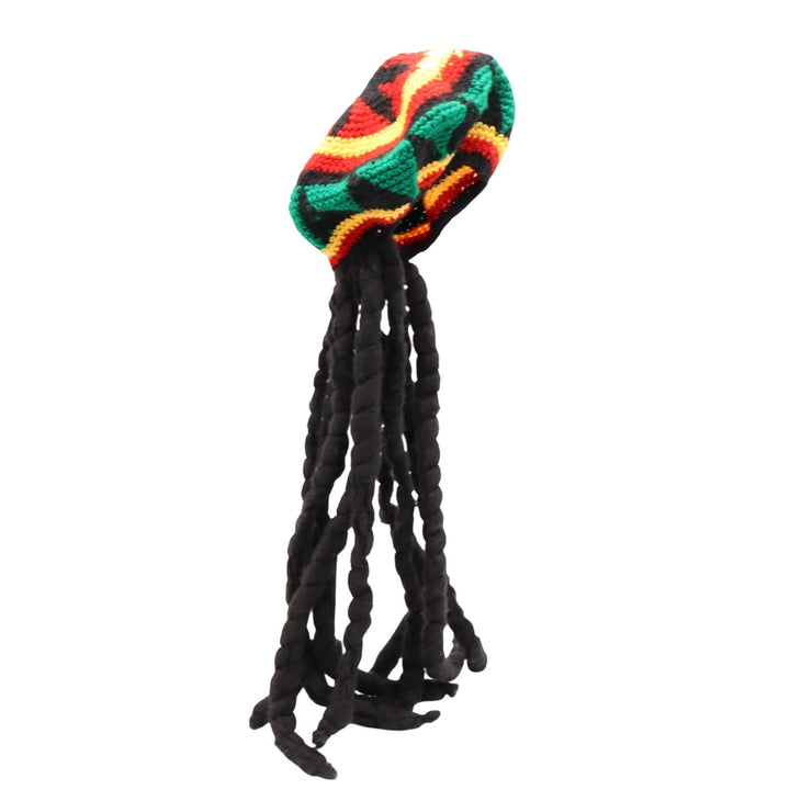 Unbranded Novelty Beanie Unisex OS Rasta Dreadlock Hat Multicolor Costume NEW