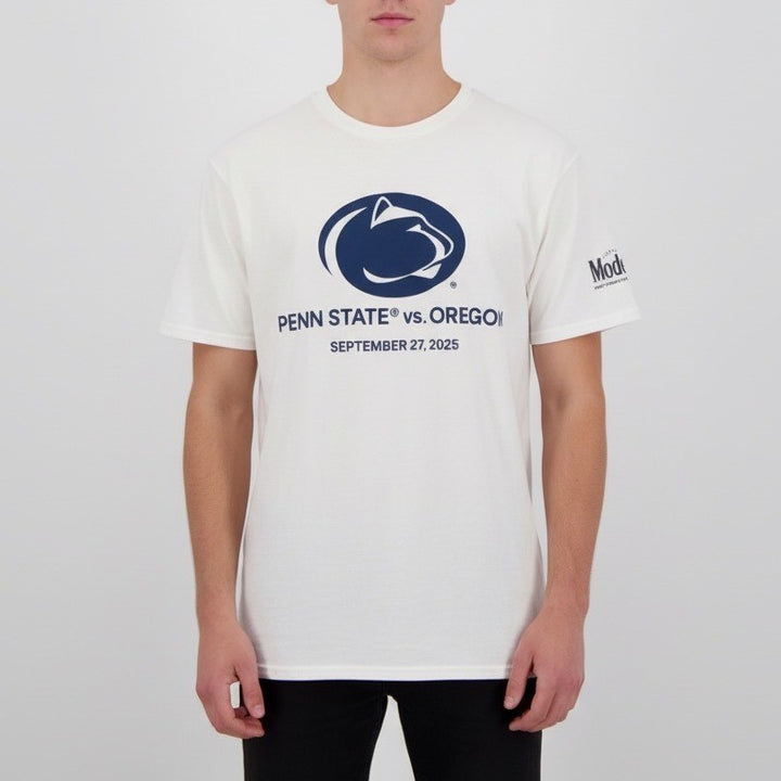 Penn State Nittany Lions vs Oregon Ducks Football Game T Shirt Modelo Size L