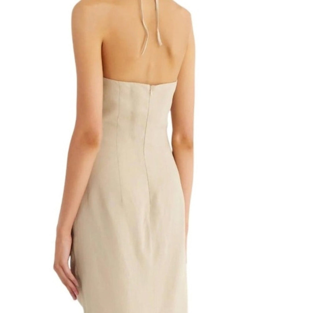 Rumer Estelle Halter Maxi Dress Size M