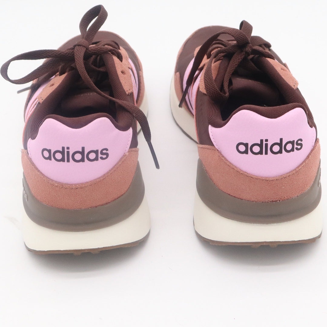 Adidas Womens Brown Pink Low Top Sneakers Lace Up Athletic Shoes Size 8