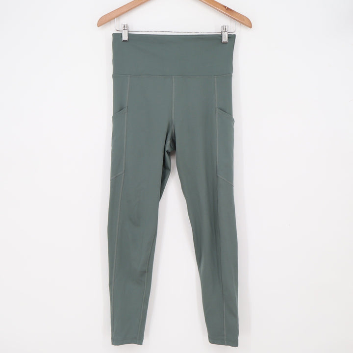 American Eagle Leggings Womens M The Everything Pocket Legging Green Excellent