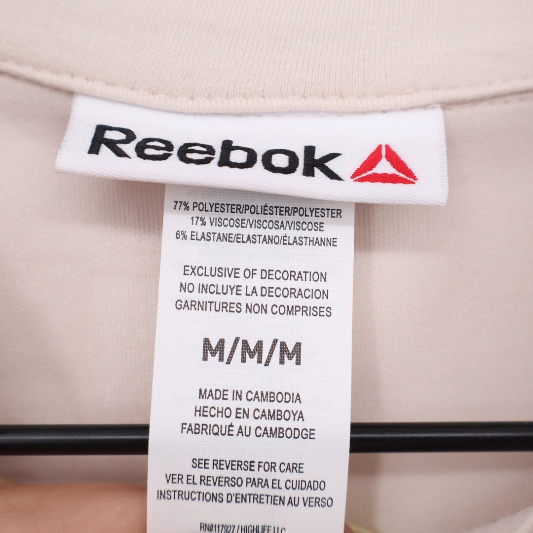 Reebok Team Player Polo Dress Pumice Stone Beige Sleeveless Mini M