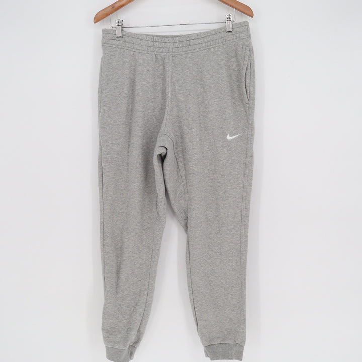 Nike Club Fleece Gray Joggers Sweatpants Embroidered Swoosh Mens Size L