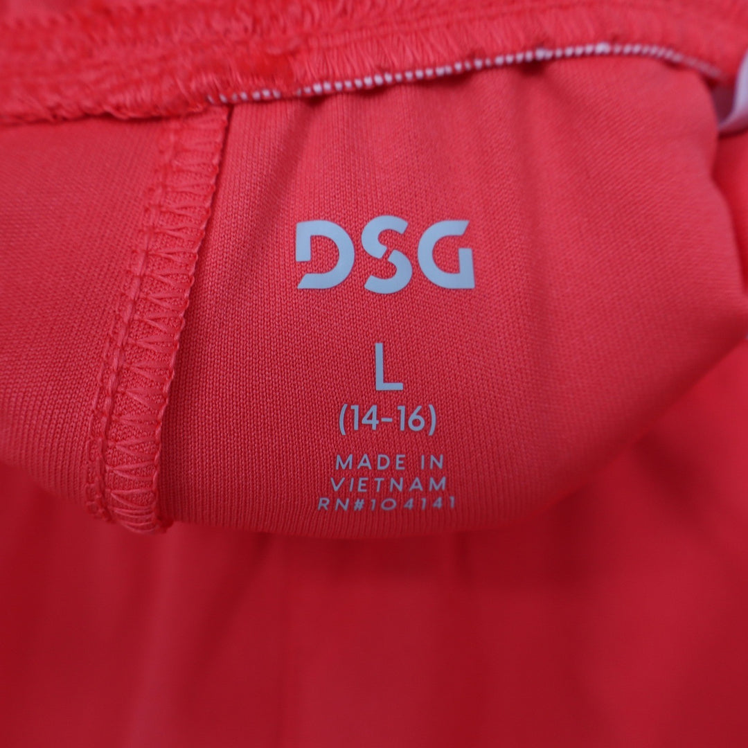 DSG Boys All Sport Short Cabana Coral Pure White L 14-16