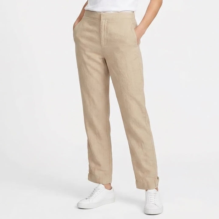 Banana Republic Pants Mens Medium Khaki Mid Rise Side Pockets Zip Fly Straight