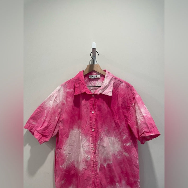 MSGM Denim Camica Shirtdress Size 12