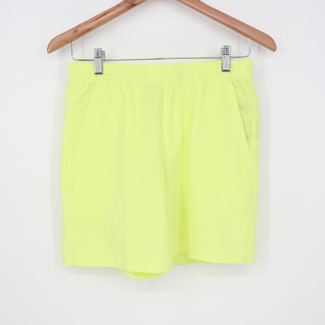 DSG Boys Agility Shorts Light Lime Neon Yellow Athletic Size L 14-16