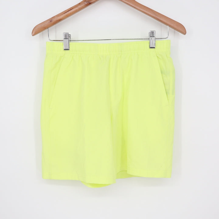 DSG Boys Agility Shorts Light Lime Neon Yellow Athletic Size L 14-16