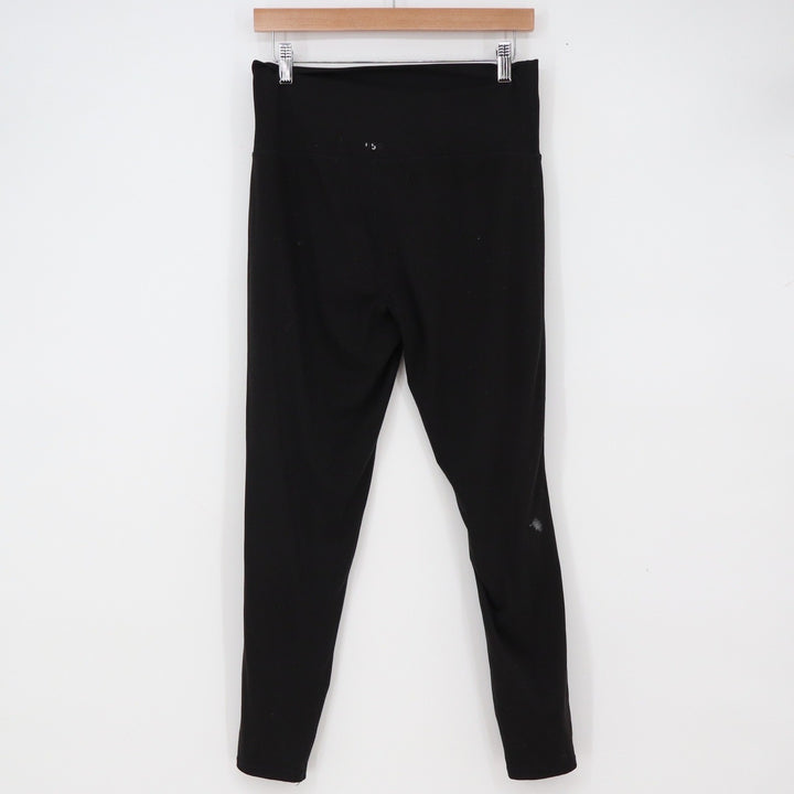 DSG Leggings Womens M Crossover Waist Black High Rise Stretch Good