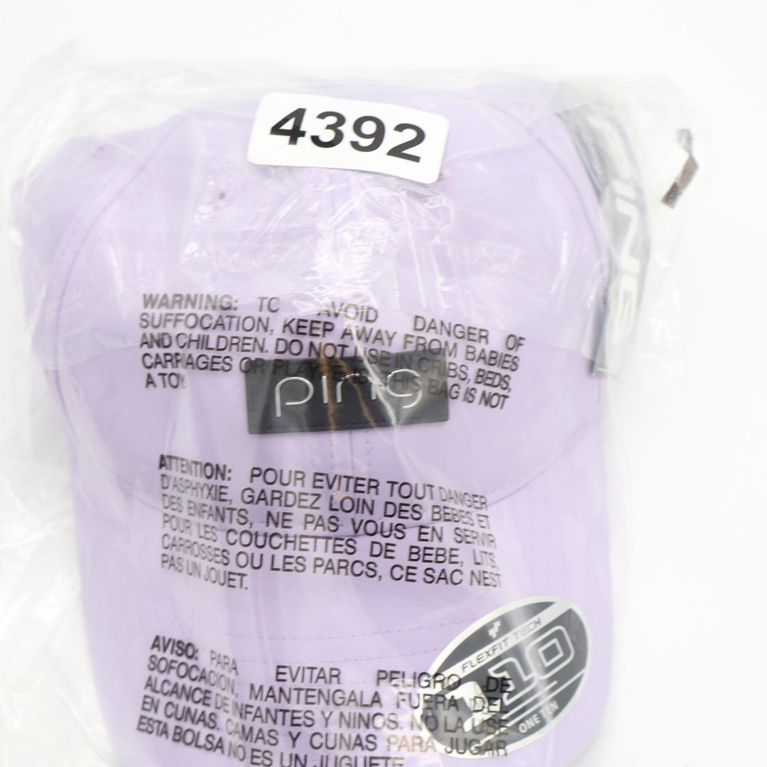 PING Lavender Flexfit 110 Performance Golf Hat LDSI GCYCAP Adjustable Purple Cap