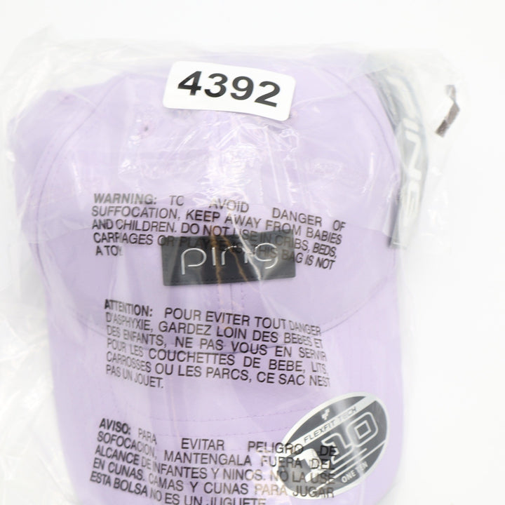 PING Lavender Flexfit 110 Performance Golf Hat LDSI GCYCAP Adjustable Purple Cap