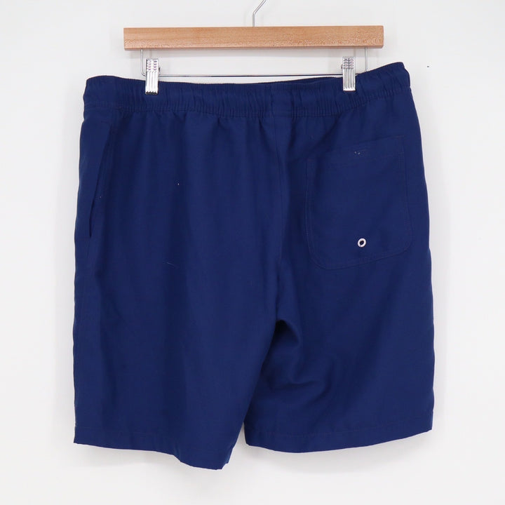 Amazon Essentials Mens Navy Blue Swim Trunks Size L Drawstring Mesh