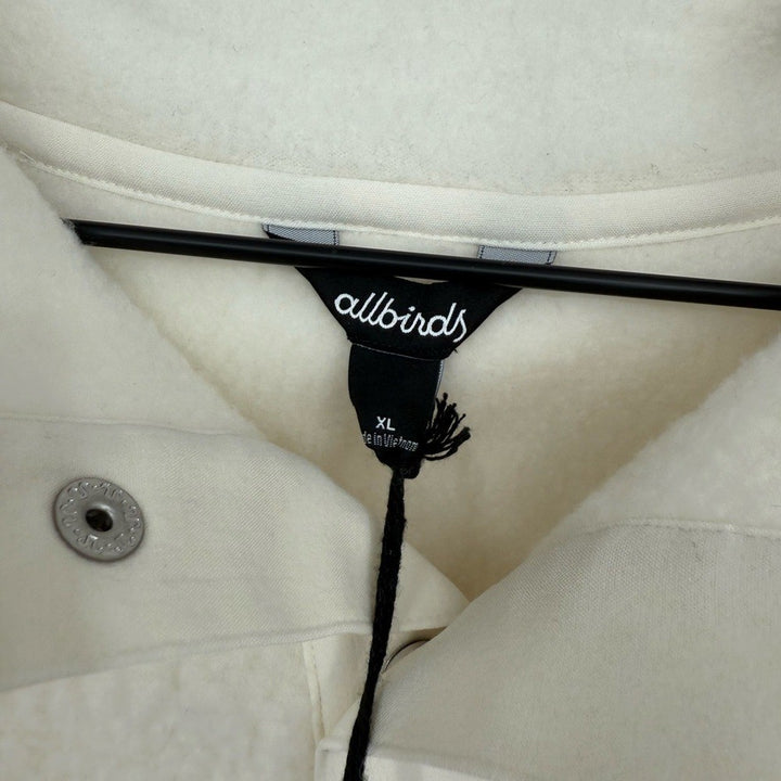 Allbirds Men's Fluff Fleece Pullover Natural White Size XL
