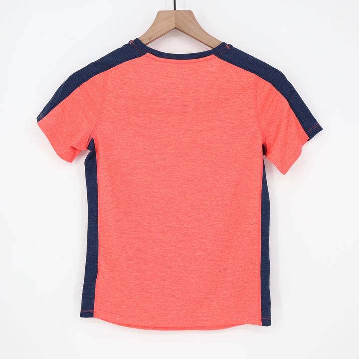 DSG Boys Pieced Graphic Movement Tee Cabana Coral Orange Navy Blue Size M 10-12