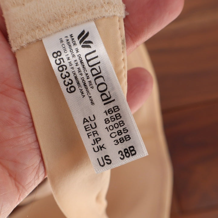 Wacoal Comfort First T-Shirt Bra Women 38B Nude Wirefree padded Adjustable Strap