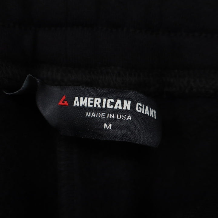 American Giant Classic Sweatpants Mens Medium Black Tapered Leg Cotton Jogger