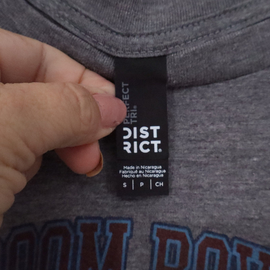 District Perfect Tri Mushroom Bowl 2024 Graphic Tee Heather Grey Small