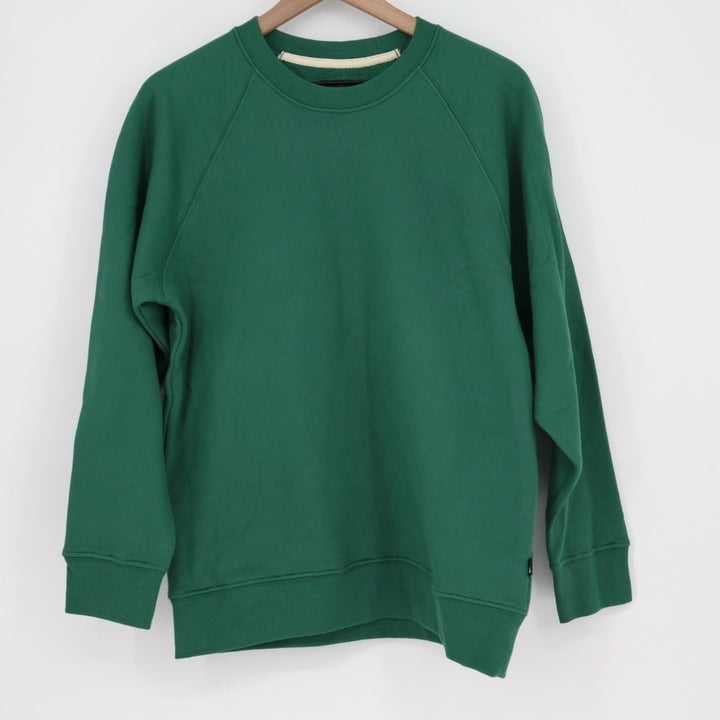 American Giant Midweight Sweatshirt Mens S Green Cotton Raglan Sleeve Crew Neck