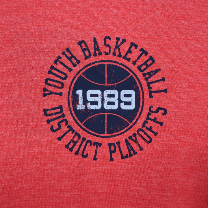 DSG Boys XL 18 Pieced Graphic Movement Tee Cabana Coral Navy Basketball 1989 NEW