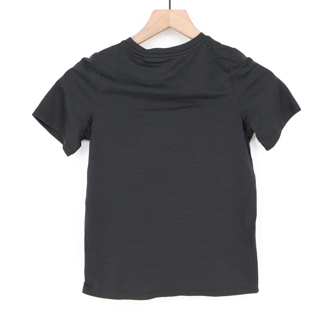 DSG Boys Movement Tee Pure Black Athletic Shirt Size S 8-9 Moisture Wicking NEW