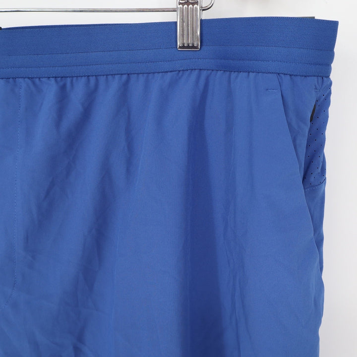 VRST Mens 5" Accelerate Running Shorts Bright Blue Boxer Brief Lined XXL NEW