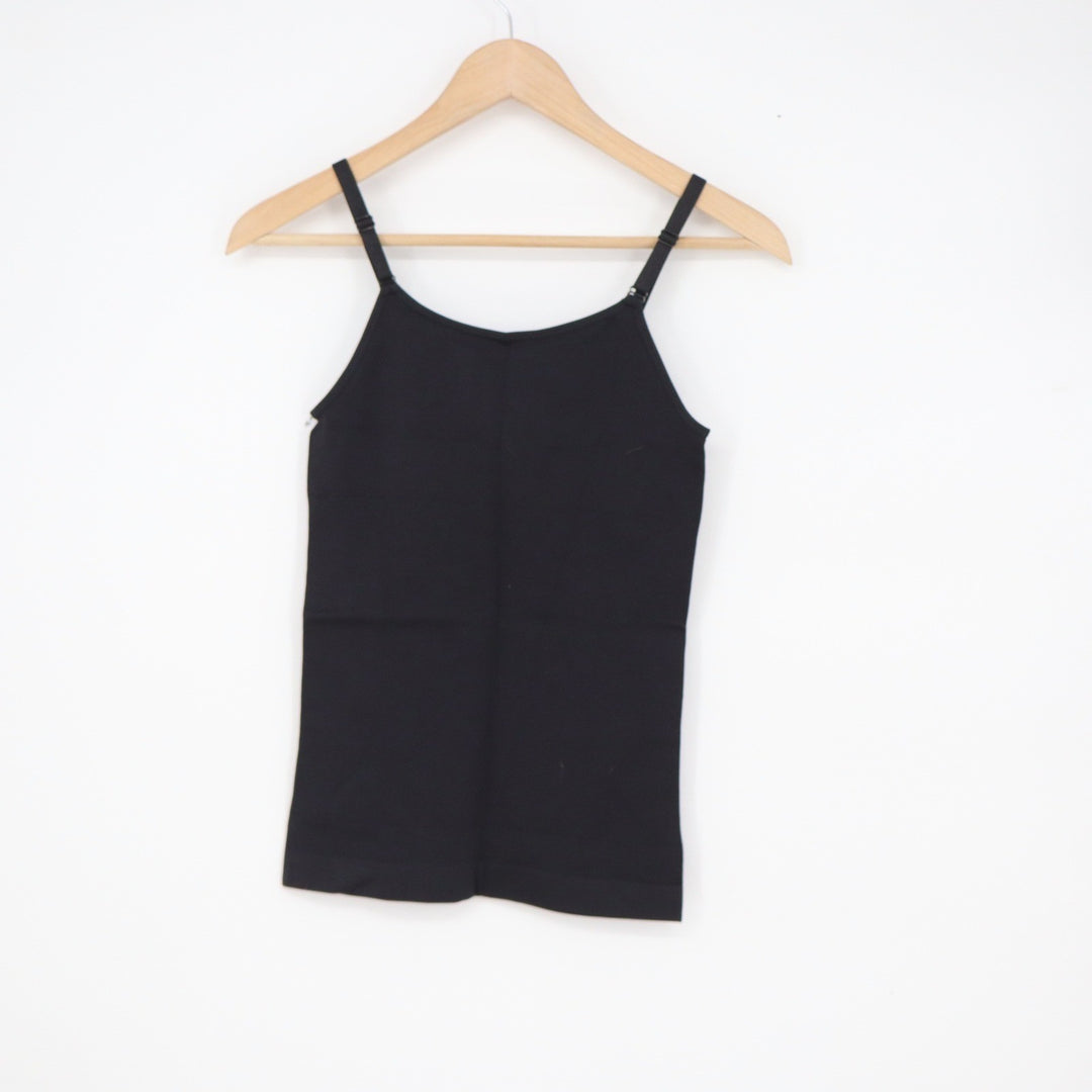 Shapermint Essentials Black All Day Every Day Scoop Neck Cami Size L