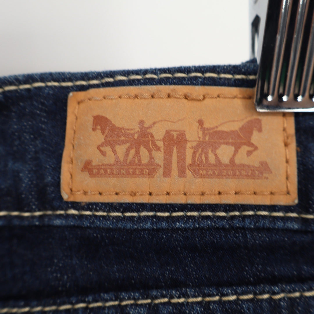 Levis 524 Too Superlow Skinny Jeans Dark Wash Indigo W29 L34