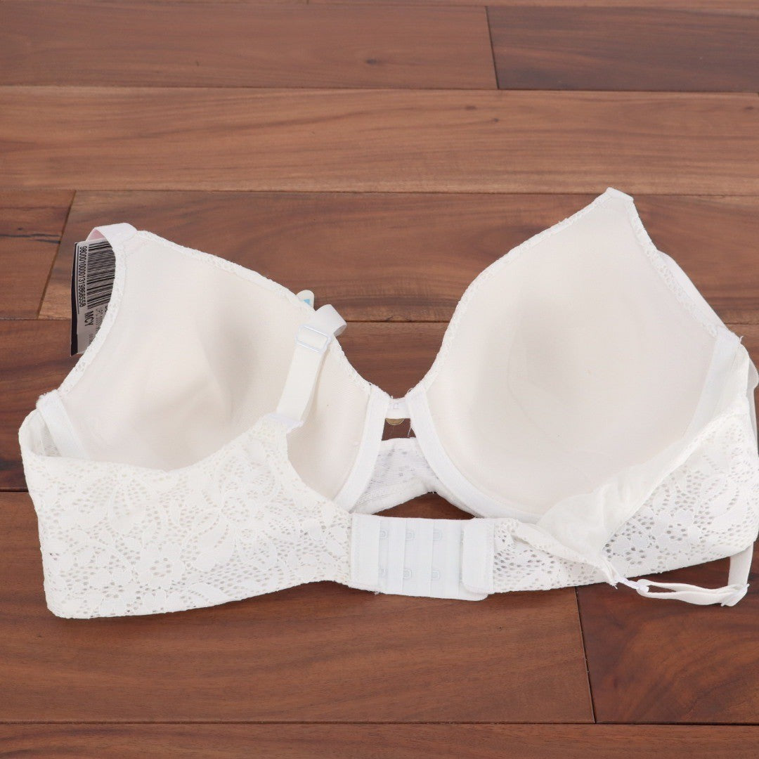 Maidenform Custom Lift Lace T-Shirt Bra White Underwire DM2423 36C