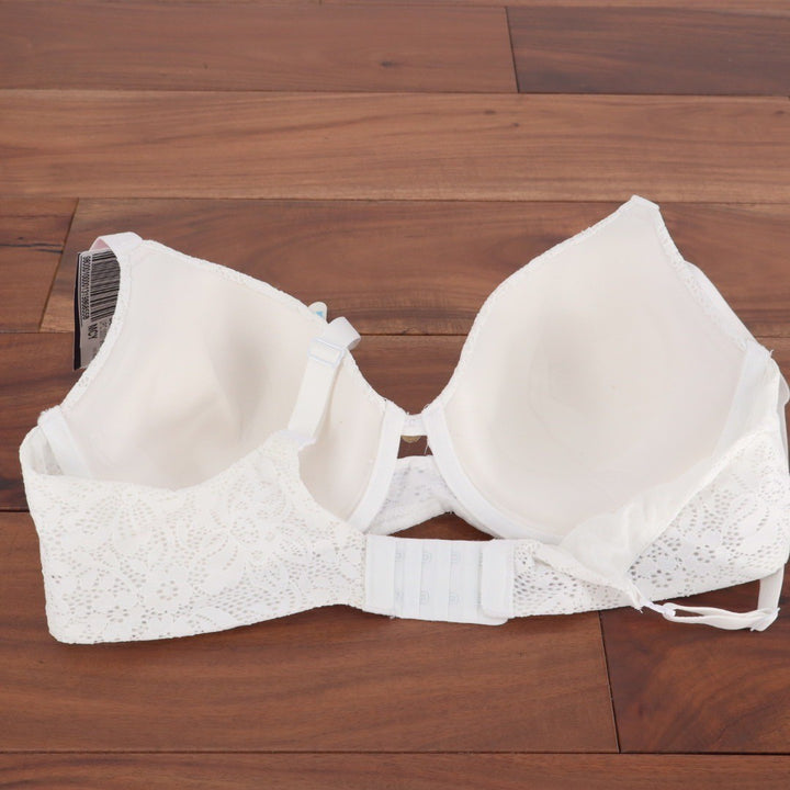 Maidenform Custom Lift Lace T-Shirt Bra White Underwire DM2423 36C