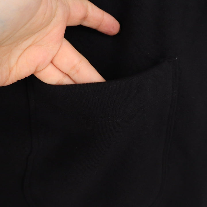 American Giant Sweatpants Men 2XL Black Cotton Fleece High Rise Drawstring Waist
