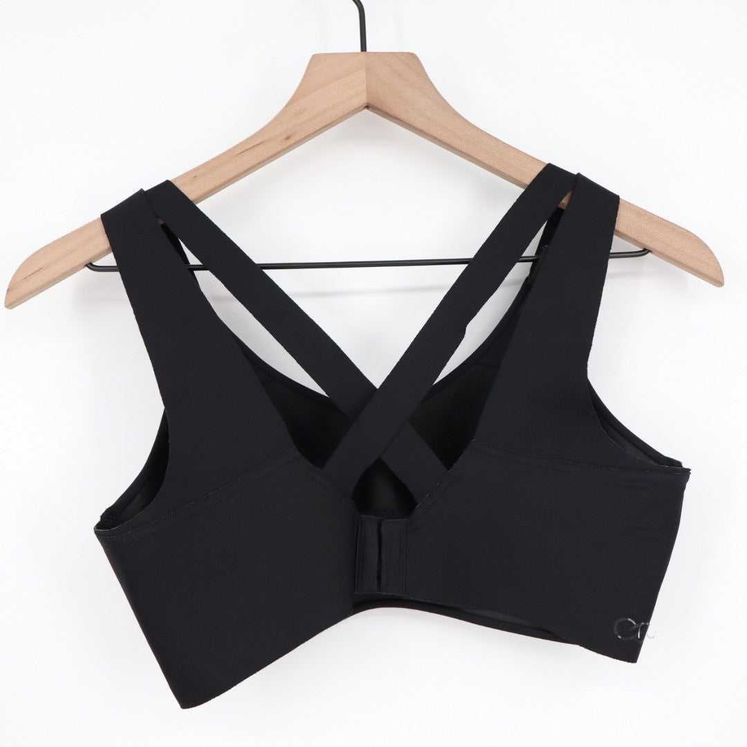 CALIA by Carrie Underwood Sports Bra Black Strappy Crossback Size S Activewear