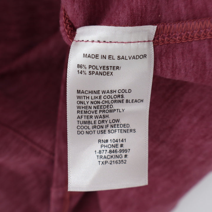 DSG Girls Rose Coffee Spacedye Cold Weather Compression 1/4 Zip Pullover L 14