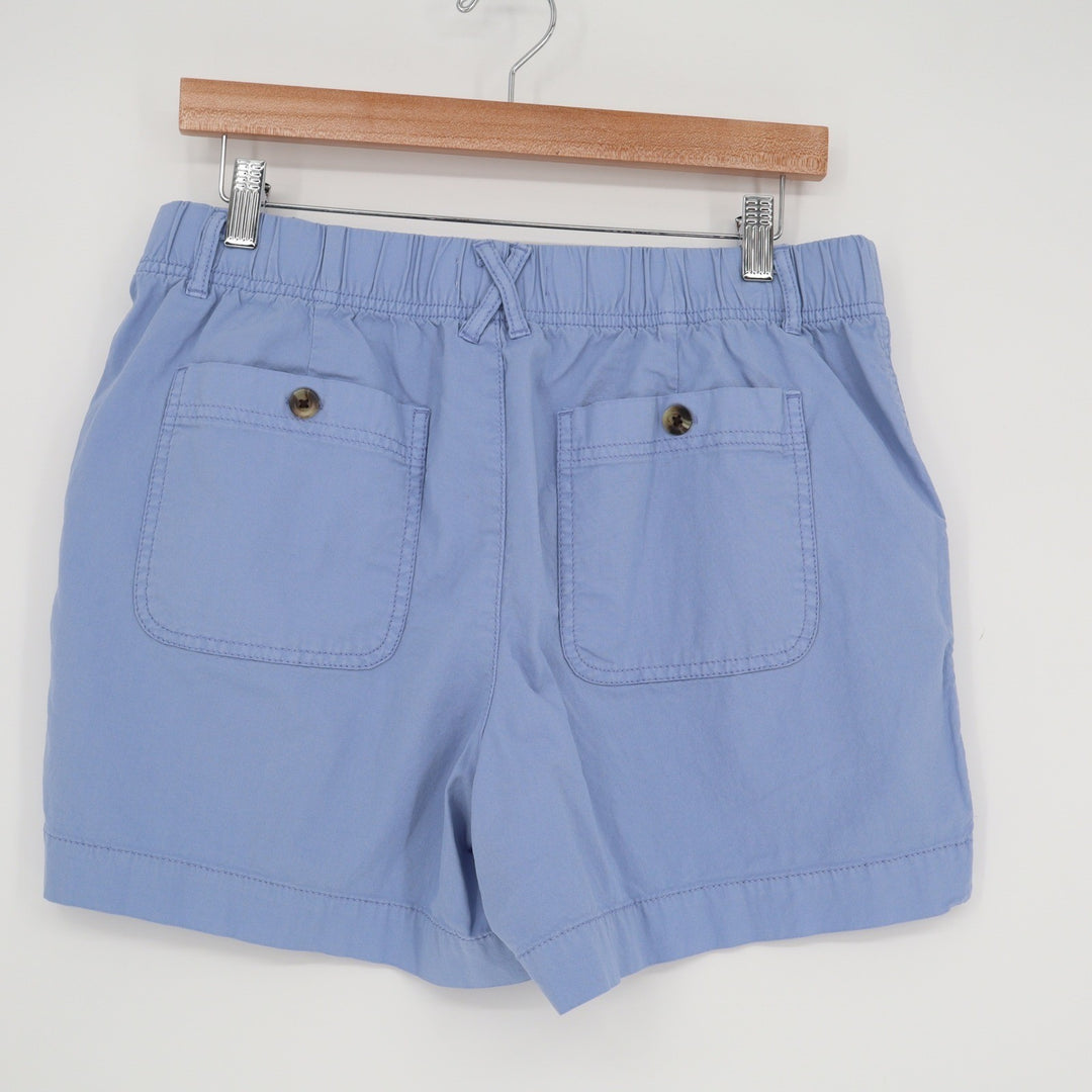 Sonoma Goods For Life Womens Blue Drawstring Utility Shorts Size M