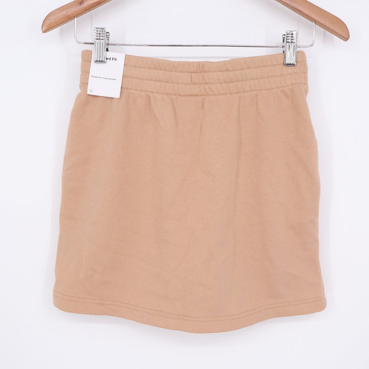 Nike Kids Girls Tan French Terry Sportswear Skirt Size Large NWT