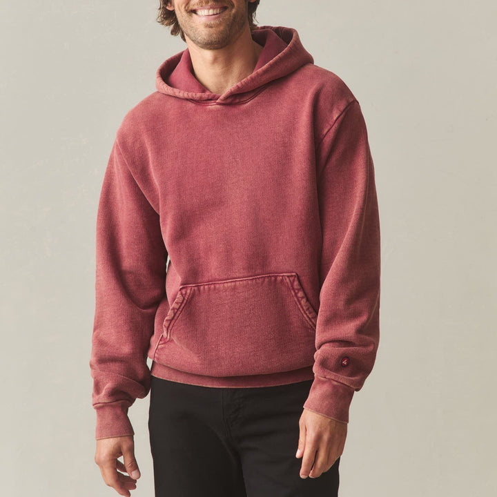 American Giant American Vintage Hoodie Unisex Small Mineral Wash Pomegranate