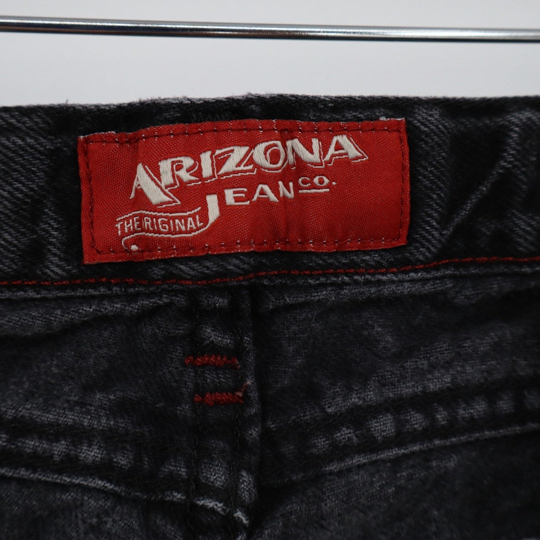 Arizona Jean Co Boys Black Skinny Jeans Size 8 Regular Faded Denim 100% Cotton