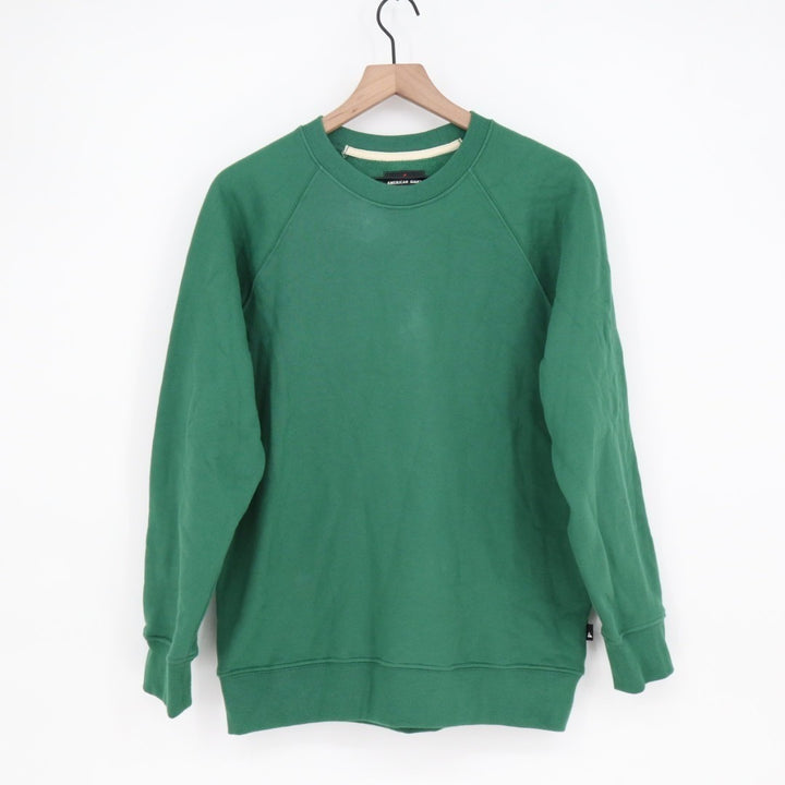 American Giant Midweight Crew Sweatshirt Mens Small Hunter Green Relaxed Fit