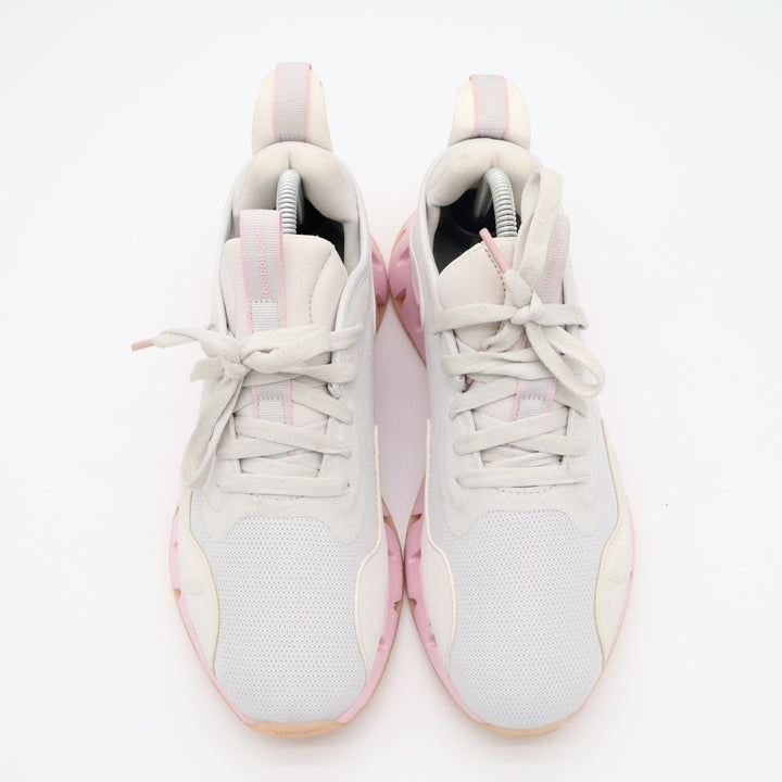 Reebok Zig Dynamica GX7538 Sneakers Womens US 9 Gray Pink Mesh Running Shoes