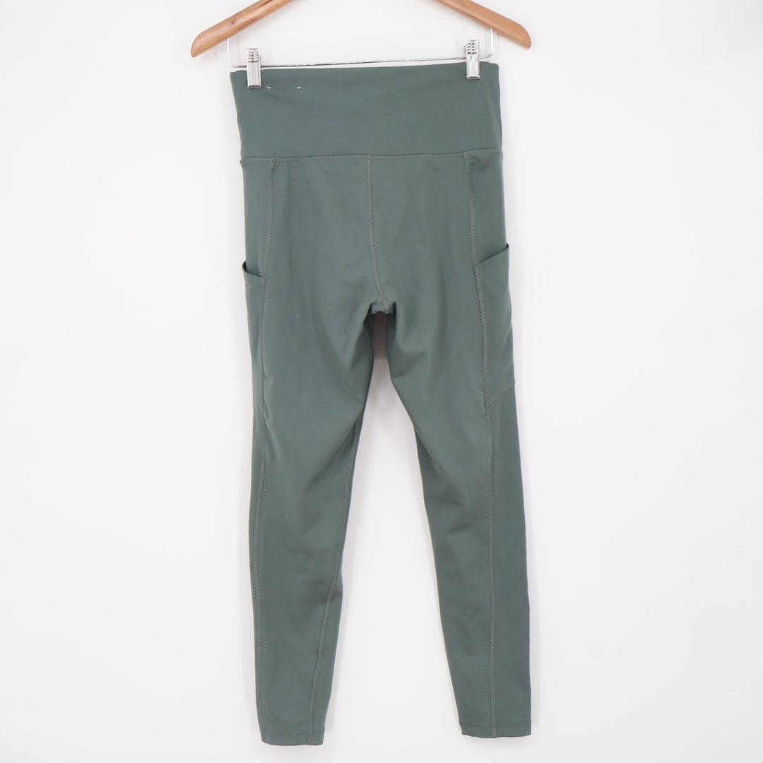 American Eagle Leggings Womens M The Everything Pocket Legging Green Excellent