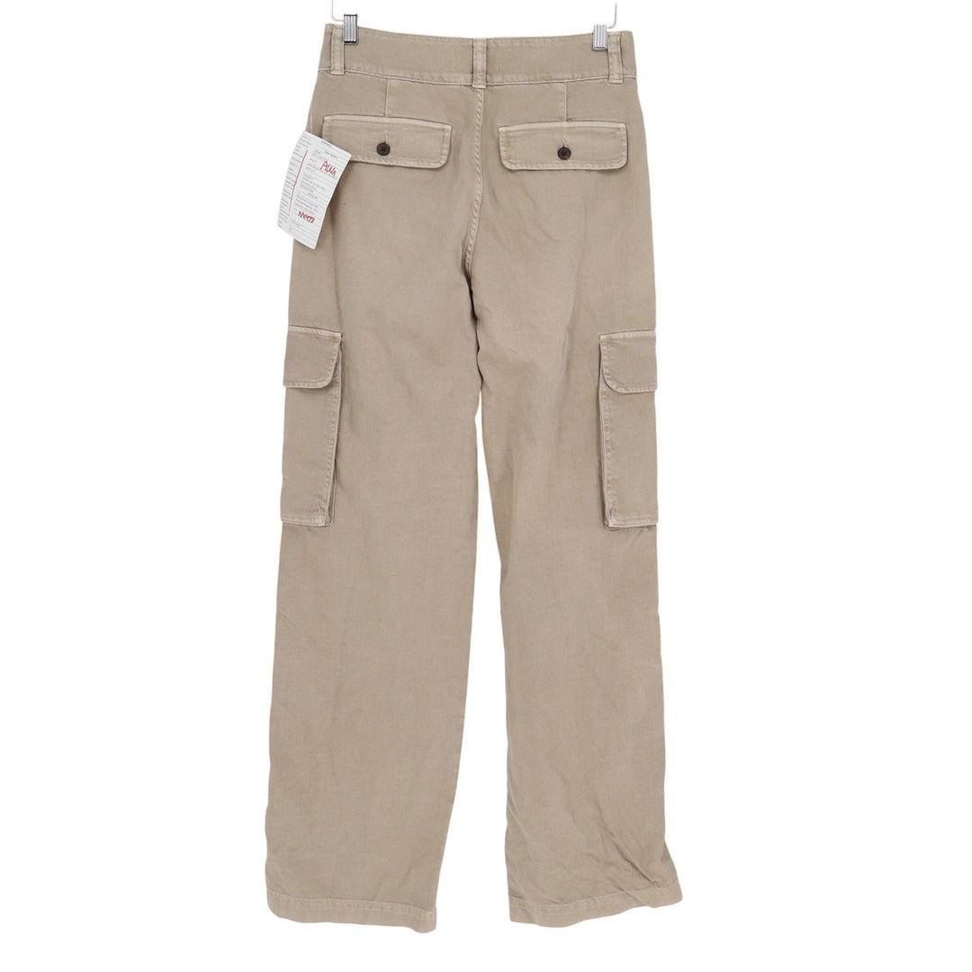 Madewell Coastal Dune Pleated Tailored Wide Leg Cargo Pants Size 26