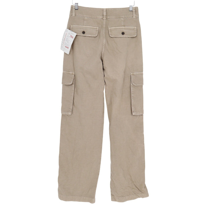 Madewell Coastal Dune Pleated Tailored Wide Leg Cargo Pants Size 26