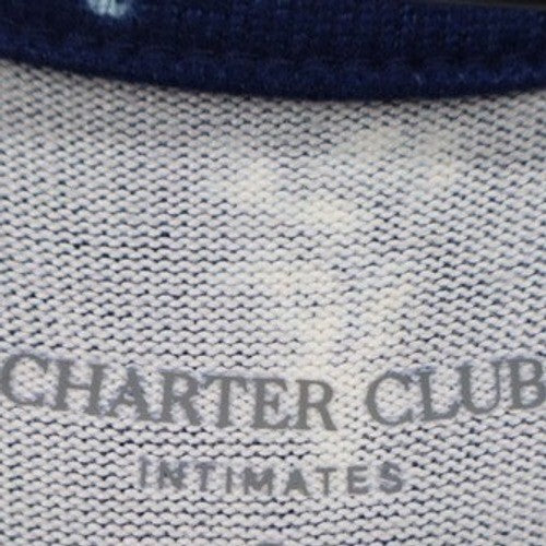 Charter Club Intimates Sleep Shirt XS Navy Blue Pine Tree Forest Stroll NWT
