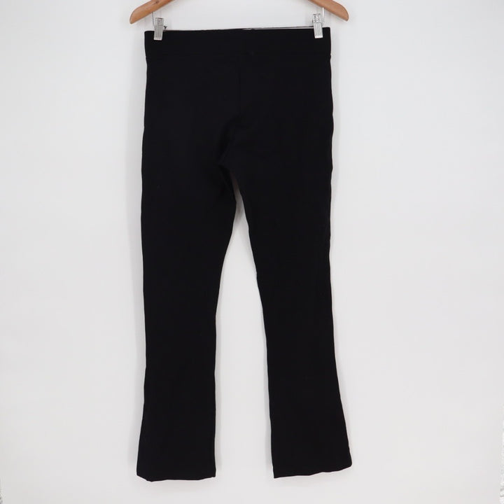 American Giant Ponte Kick Flared Leg Pants Womens 6 Tall Super Black Stretch