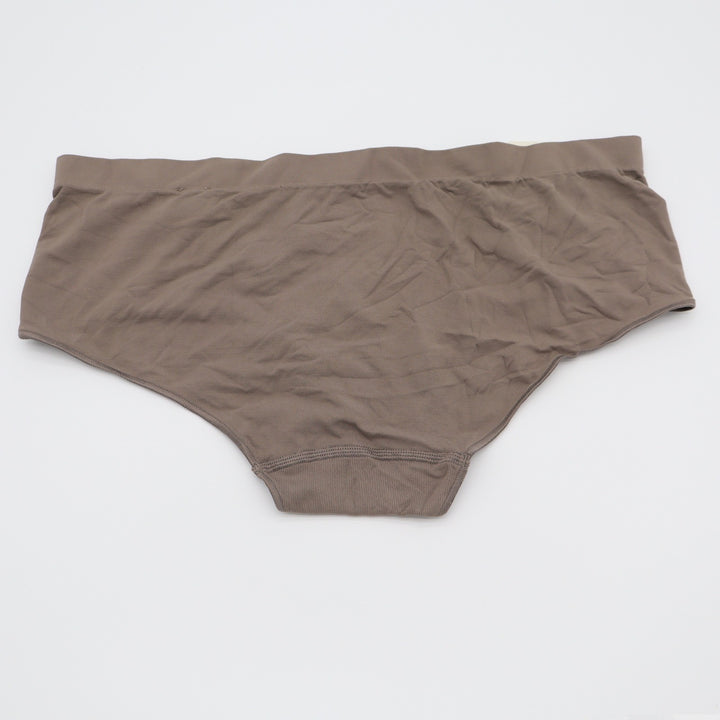 Calvin Klein Bonded Flex Seamless Boyshort Brown Taupe QD3961 Large NEW