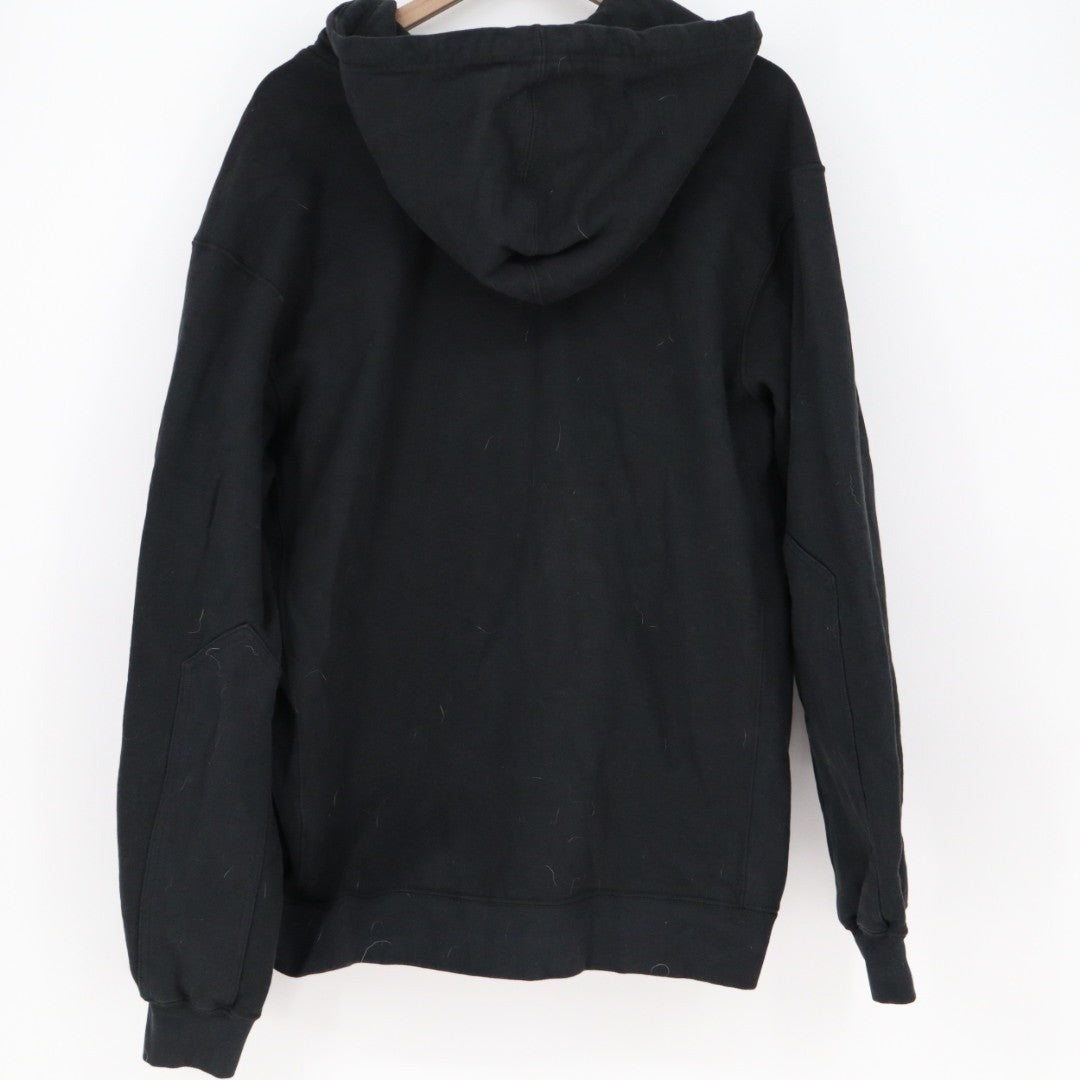 American Giant Classic Hoodie Men Large Black Cotton Full Zip Fleece Long Sleeve