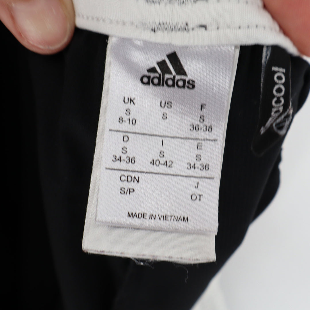 Adidas Adizero Black White Striped Running Shorts Womens Small BKA 62